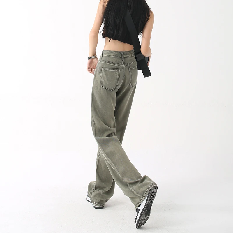 Женские джинсы OUSSYU из лиоцелла винтаж