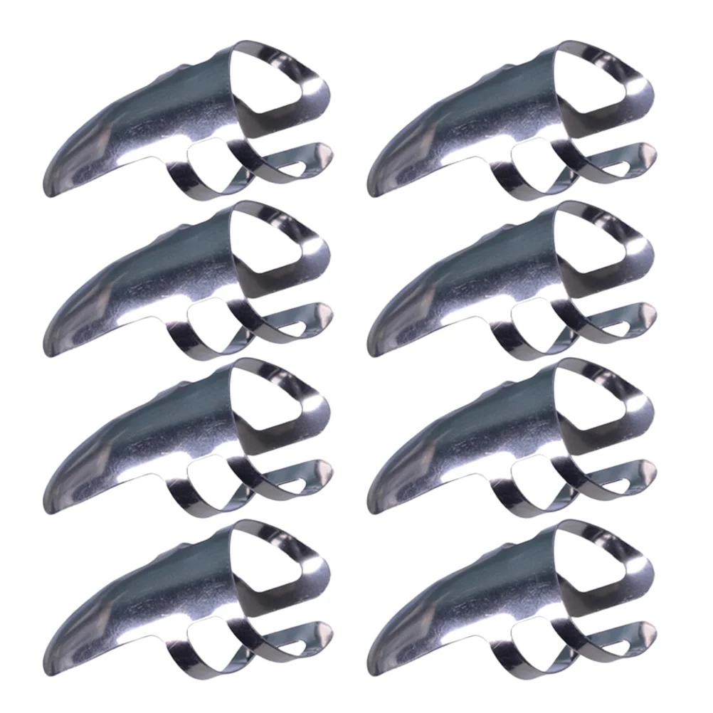 

9pcs Finger Pick Durable Stainless Steel Single Finger Pick for