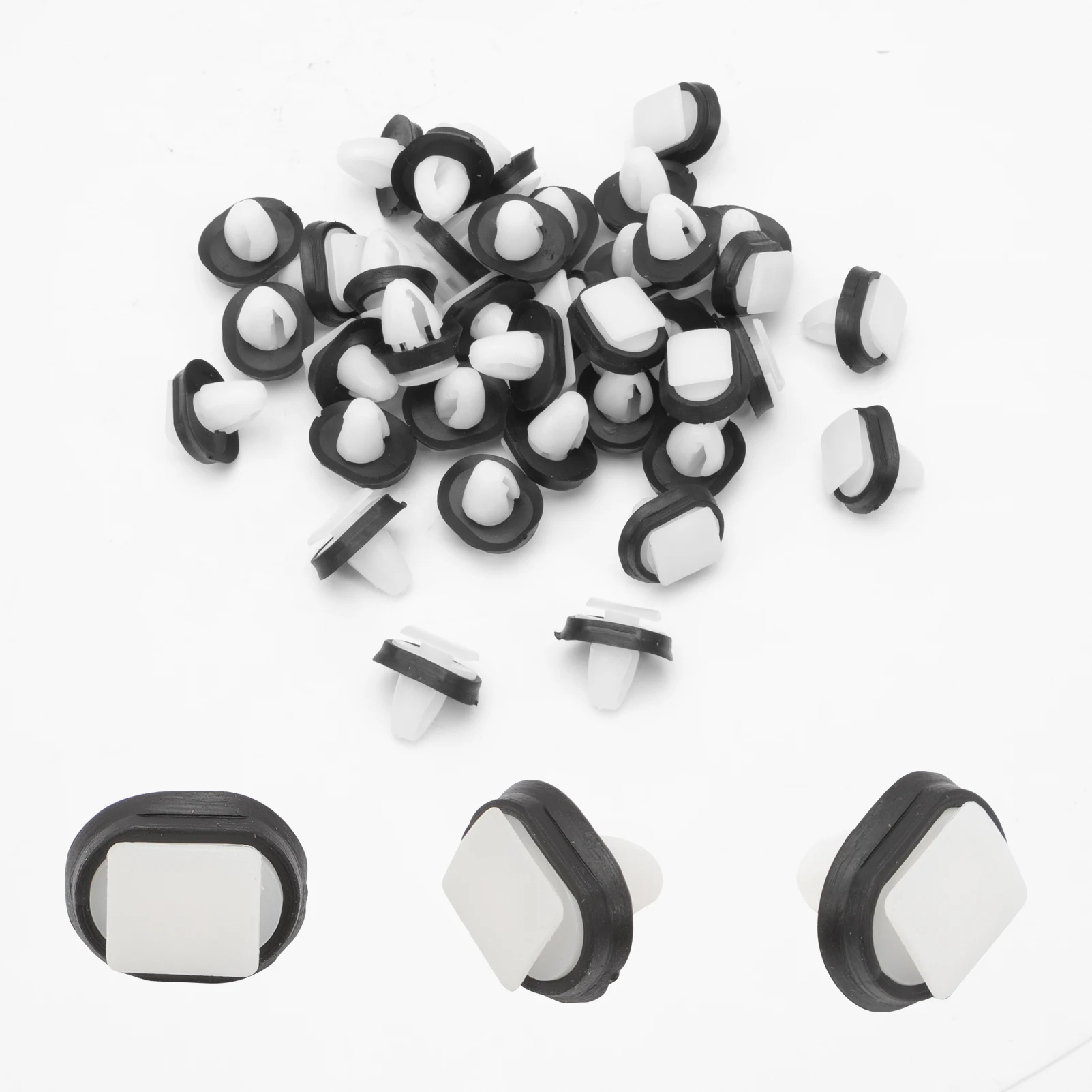 

50/100 шт. реле, внешний боковой молдинг, нижний пластиковый комплект зажимов для обшивки дверей автомобиля для Citroen JUMPER Fiat Ducato Peugeot Boxer