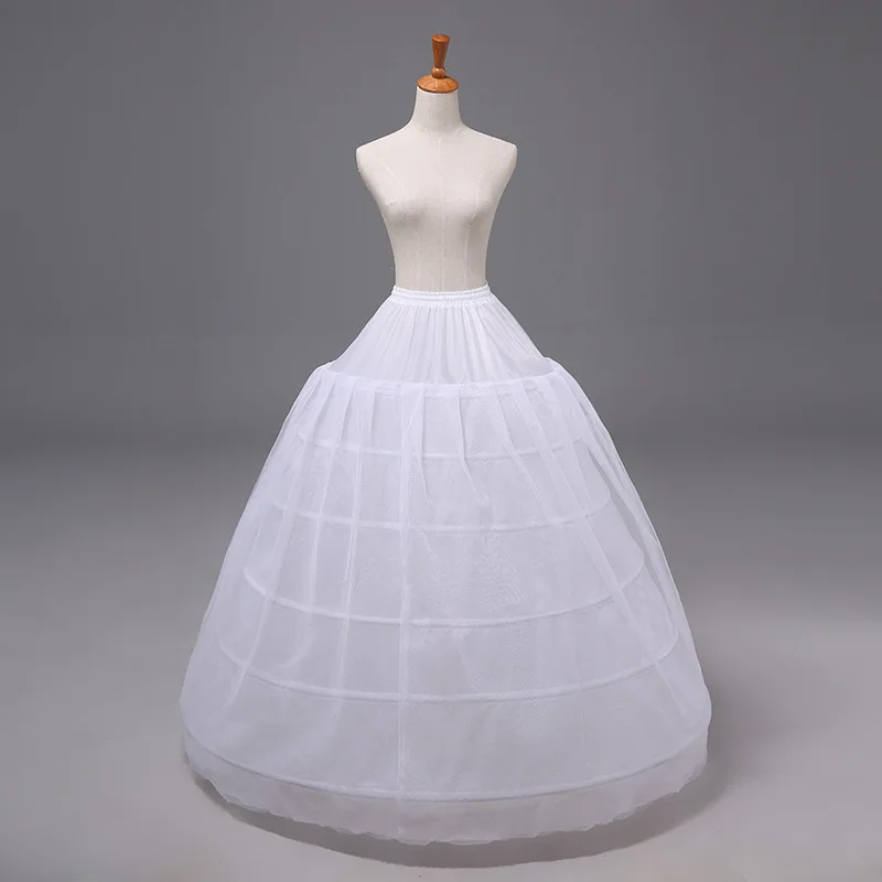

QC009 Six Steel Two-Layer Hard Mesh Wedding Dress Formal Dress Bustle Large Canopy Wedding Dress Lining