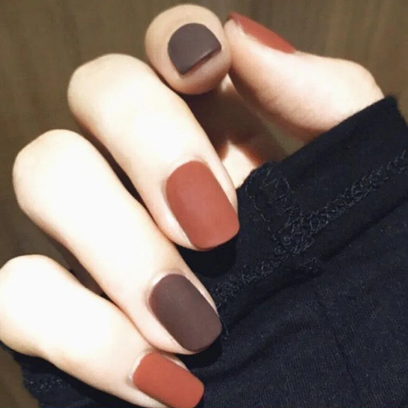 

24Pcs/Box Fake Nails Press On Nails False Nails Free Shipping Nail Tips Sticker Nails Set Press On Nail Art