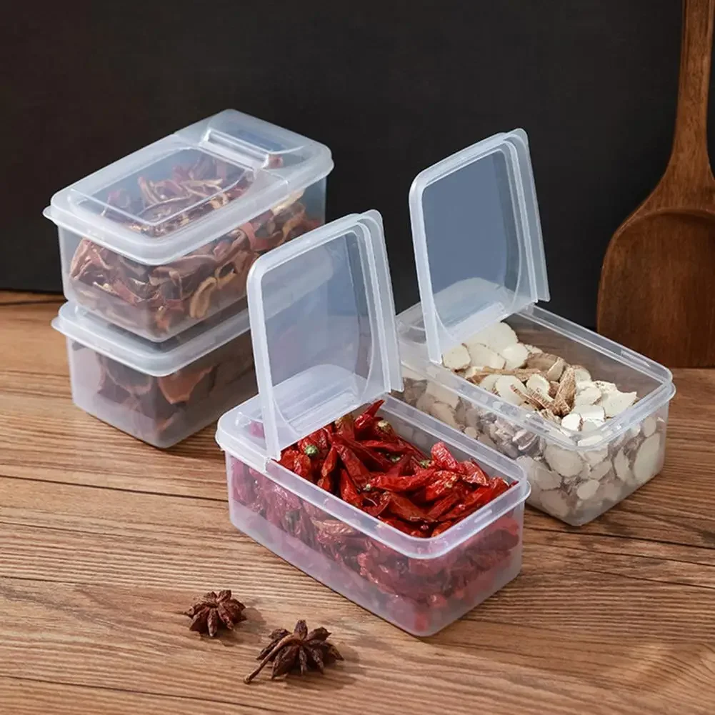 Герметичный штабелируемый ящик для хранения продуктов пластиковый стабильный