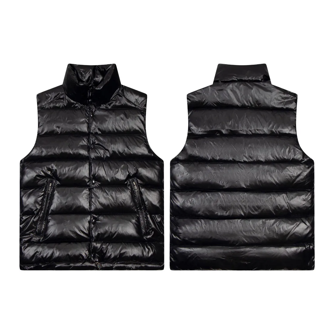 High quality 95% pure white duck down unisex men's vest winter short vest jacket sleeveless portable office