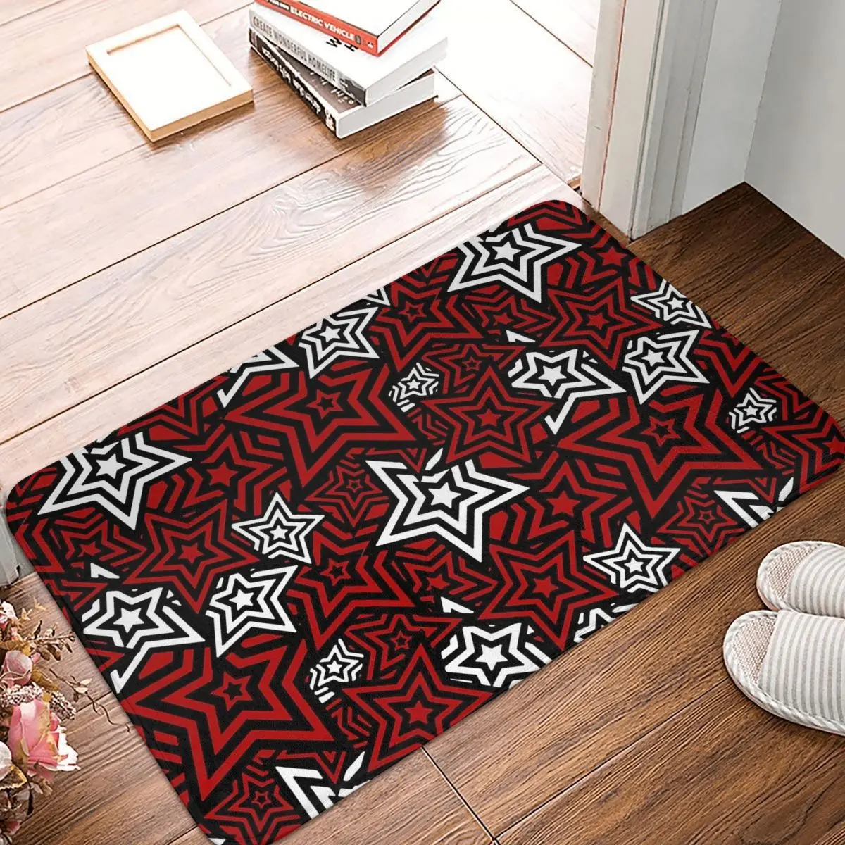 

Игровой коврик Persona 5 Morgana для спальни, фланелевый ковер с рисунком вора и звезд, для улицы, украшение для дома