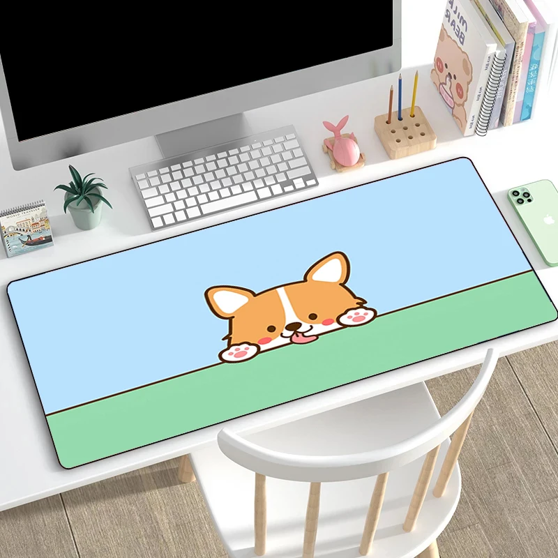 

Коврик для мыши Corgi, антискользящий коврик для ПК, настольного компьютера