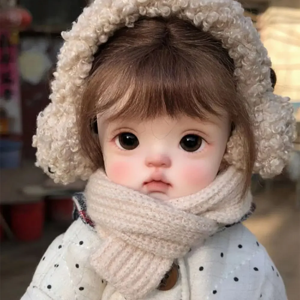 Фото Em estoque 1/6 26 см qianqian yuanbao bjd sd boneca cabeça grande материал de resina acessórios diy brinquedos infantis presente №2