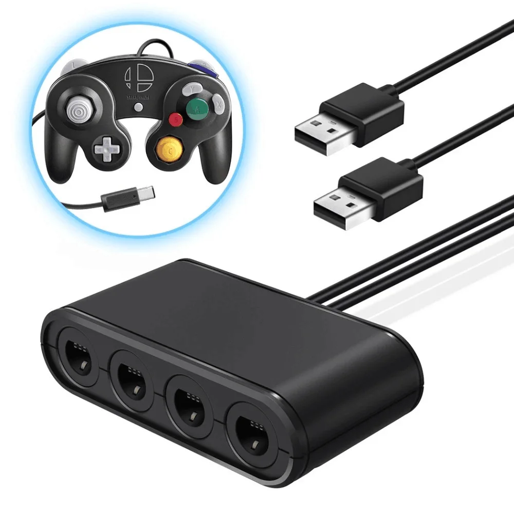 Адаптер для игр. Адаптер для контроллера gamecube. контроллер куб.