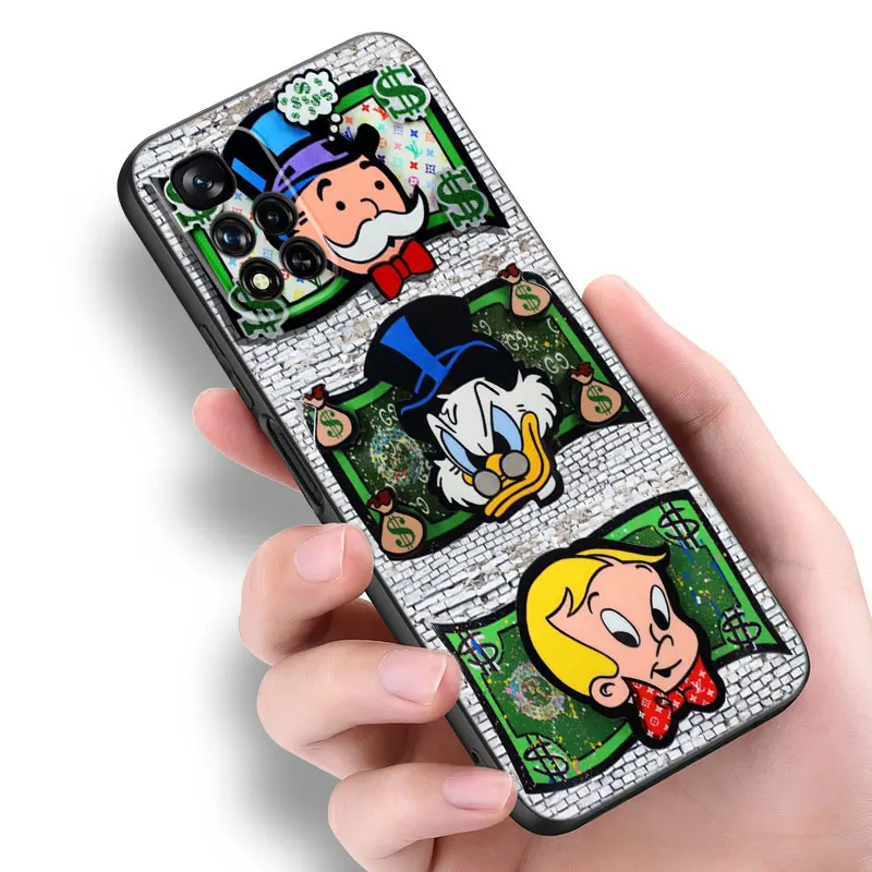 Чехол для телефона Dollar Alec Monopoly Xiaomi 10 11 13 12 Lite NE 9T 10T 11T 12T 12S 13T 14 Pro 9 SE 10i 11i 12X Civi 2 3 4 5G