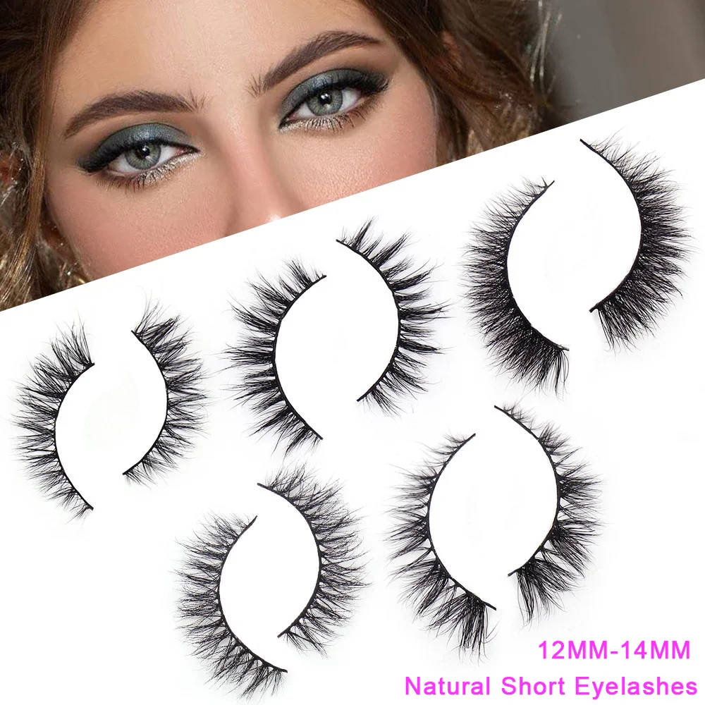 Оптовая продажа накладные ресницы натуральные искусственная кожа 3D норковые для