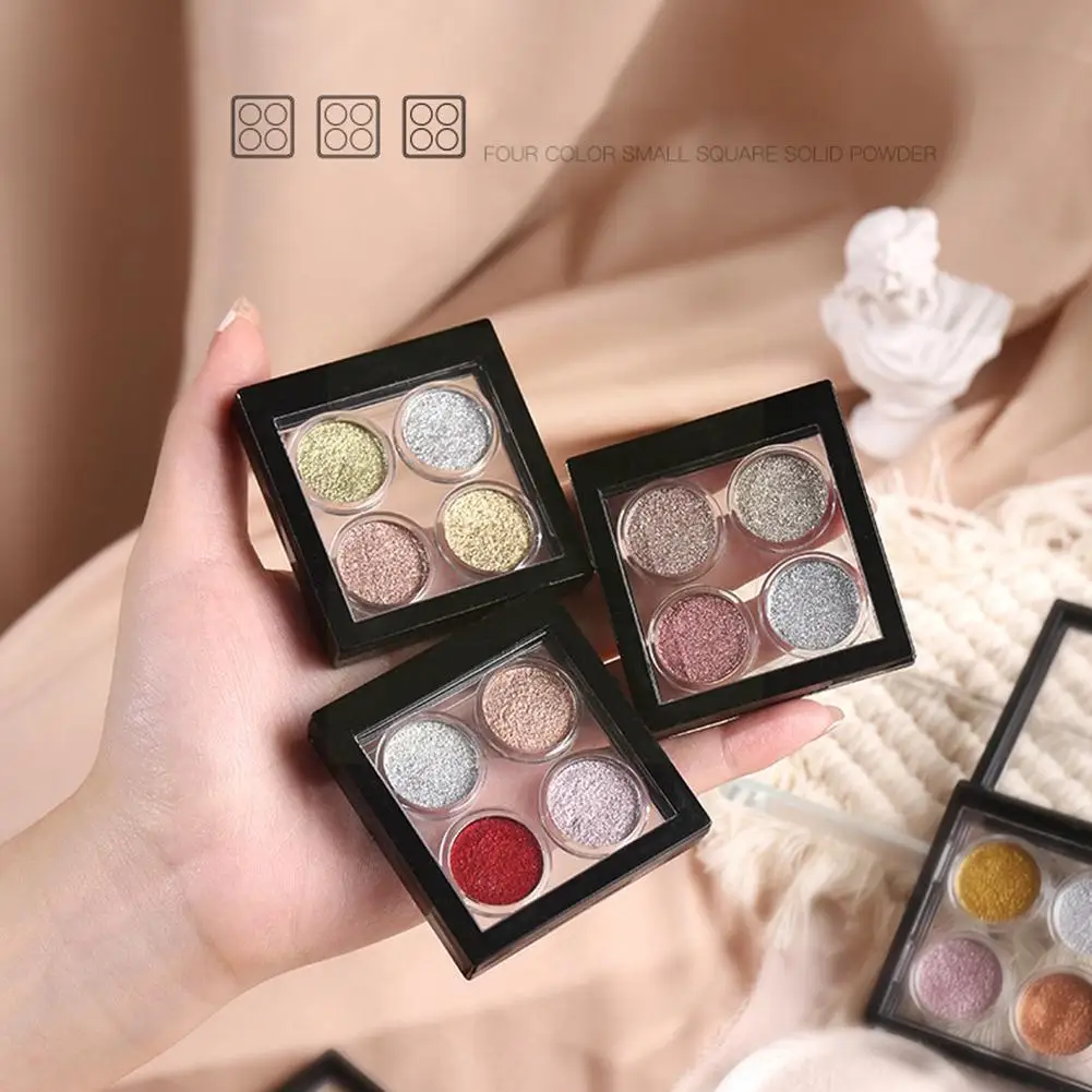 

Голографический зеркальный блеск для ногтей Aurora, 4 цвета, украшения, аксессуары, пигментный лак для дизайна ногтей, УФ-гель для ногтей R4W8