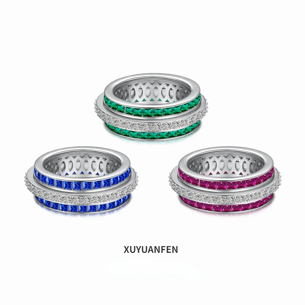 XUYUANFEN свадебное новое кольцо из стерлингового серебра S925 Женская Судьба