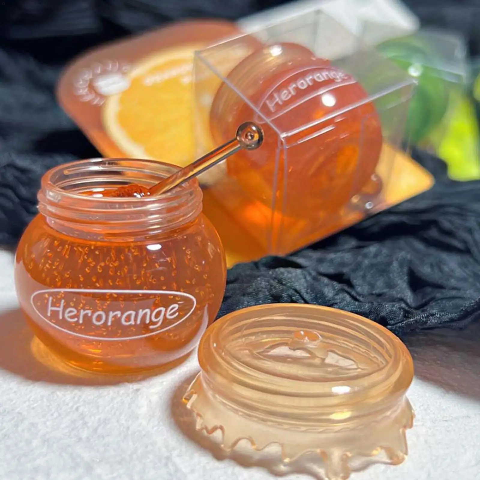 

8ML Unisex Honey Lip Oil Moisturizing Nourishing Anti-wrinkle Fine Anti-cracking Lip Mask Lip Care Lines Smooth Balm Lips S M5V3