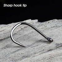 1000pcs fishing j hook different specifications long service life effective portable fishing j hook fishhook for outdoor