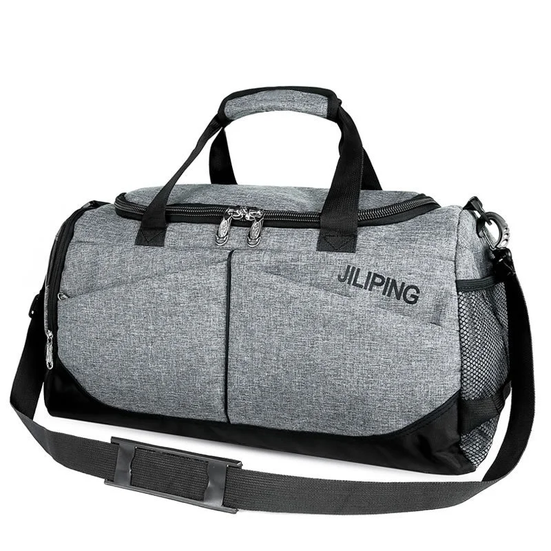

Портативная спортивная сумка для фитнеса для мужчин и женщин, большой дорожный мешок на одно плечо, водонепроницаемый чемодан для спортзала