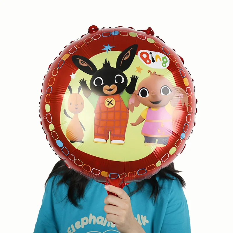 Мультяшный шарик из алюминиевой пленки Bing Rabbit детское украшение на день рождения