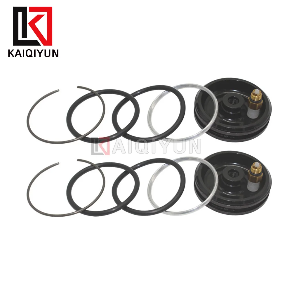 

2 комплекта ремонтных комплектов переднего амортизатора, железная крышка, уплотнительное кольцо для Mercedes Benz ML Class W164 GL Class X164, пневматический амортизатор подвески 1643204613