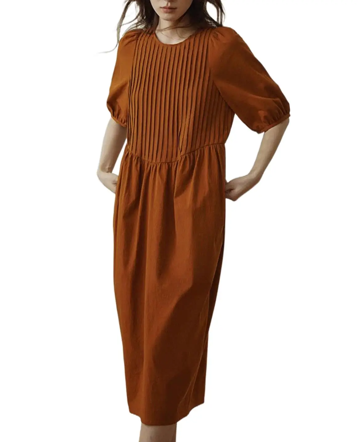 

2023 Women's Clothing Puff Short Sleeve Dress 0830