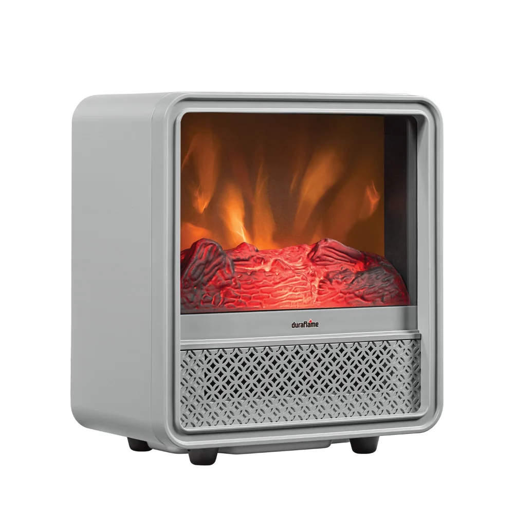 

,Duraflame Portable Electric Personal Cube Space Heater - Vapor Gray