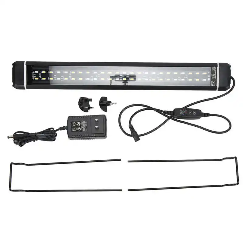 

Aquarium Lamp Aluminum Alloy Adjustable Length Fish Tank Light for Water Tanks