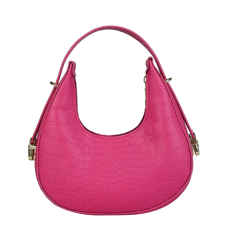 

Underarm Shoulder Bags for Women Clutch Handbags for Women Moon Solid Color Casual Tote Luxury Hobos Bag PU Leather Bolsas сумка