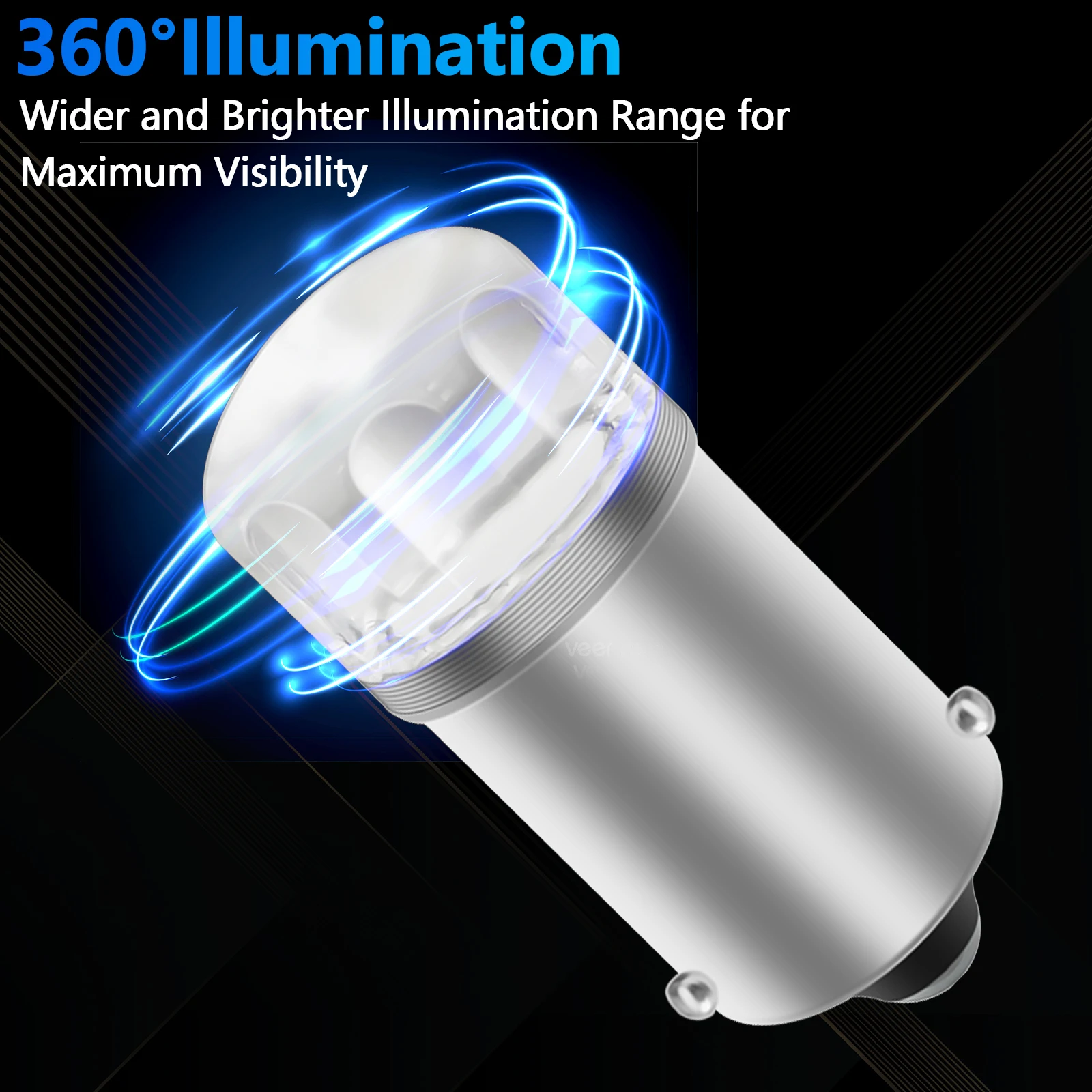 Светодиодные лампы FENIKSO BA9S Автомобильные аксессуары BA9 1895 1891 53 57 6000K белые 10 шт.