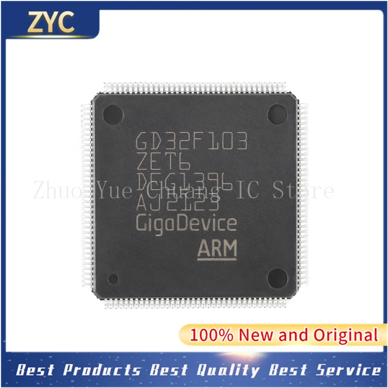 

10 шт./лот gd32fzet1036 GD32F103 ZET6 LQFP-144 ARM 100% Новый оригинальный микросхема MCU IC