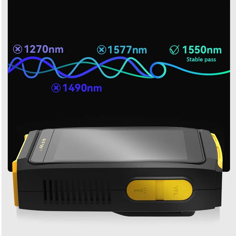 Mini OTDR Active Fiber Live Test 1550nm 20dB 80KM Fiber Reflectometer otdr Touch Screen OPM VFL OLS Tester SC APC/UPC Connector