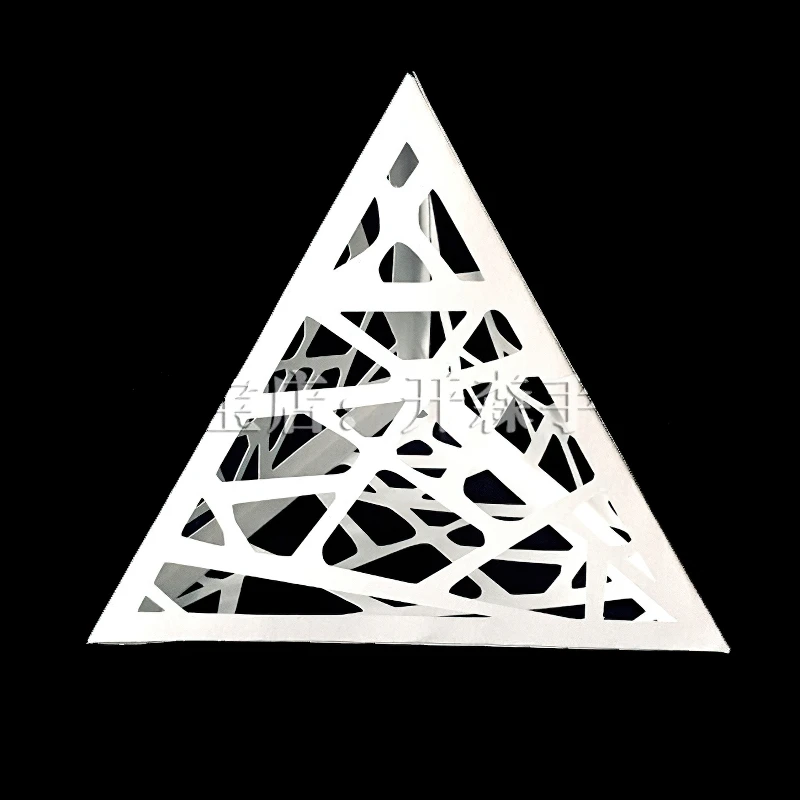 

Tetrahedron Triangle Structure 3D Papercraft Art Origami,DIY Handmade Student Homework Craft Paper Sculpture Model KL030107