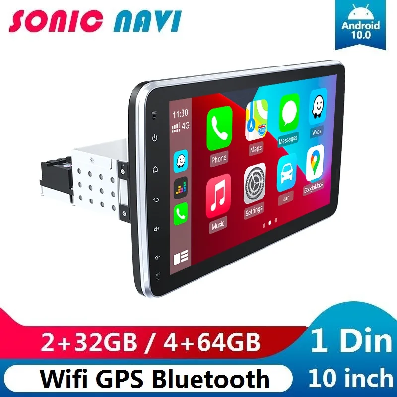 

Автомобильный радиоприемник SONICnavi, 1Din, 360 Поворотный экран, Android, GPS, Wi-Fi, Bluetooth, IPS, 2 Гб, 32 ГБ, 4 Гб, версия Carplay, Android, авто