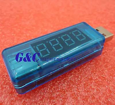 

Портативный цифровой USB-детектор напряжения и тока