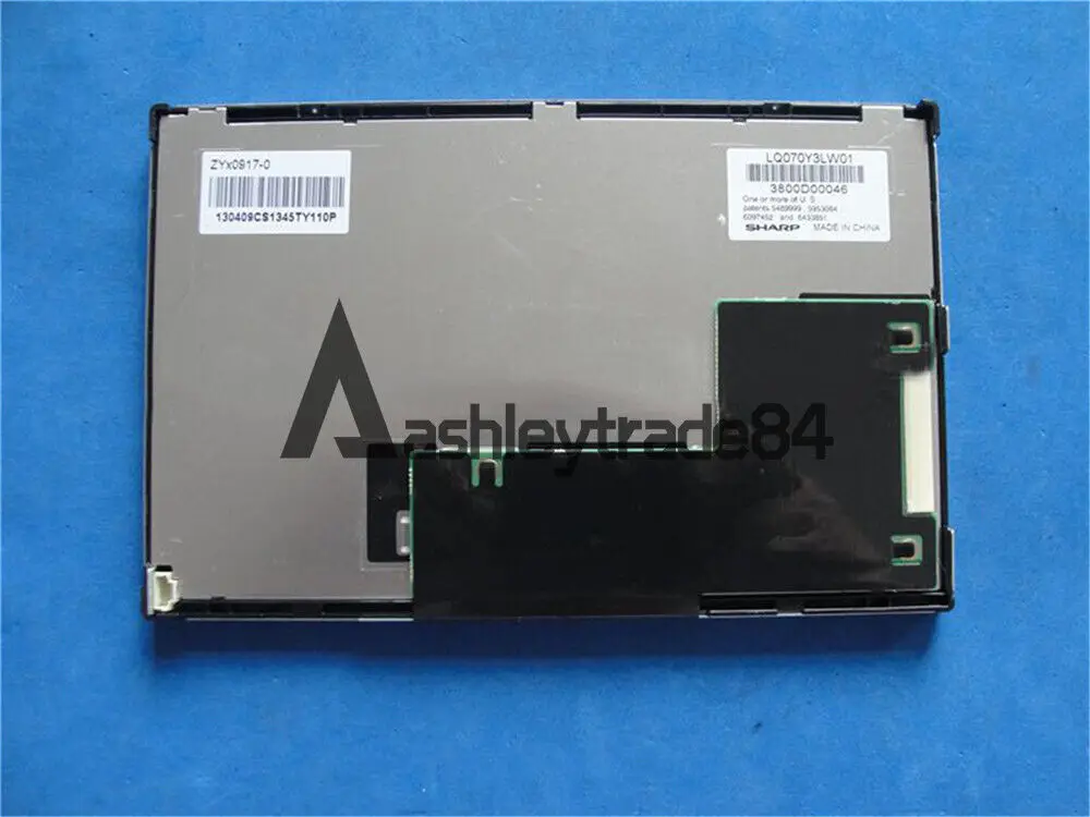 

1 шт., Sharp LQ070Y3LW01, 7,0 дюйма, разрешение 800 × 480, панель ЖК-экрана