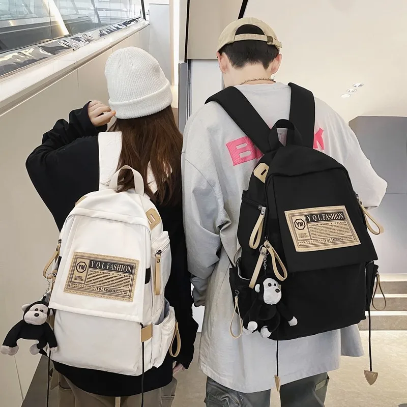 

Large Capacity Women Backpack Nylon Waterproof Storage Backpacks Trendy Design Student School Bag Casual Travel Backpacks