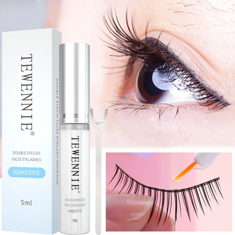 

Fast-Dry False Eyelash Glue Waterproof Long-lasting Super Stick Eyelash Extension Glue Double Eyelids Adhesive Eye Lashes Makeup