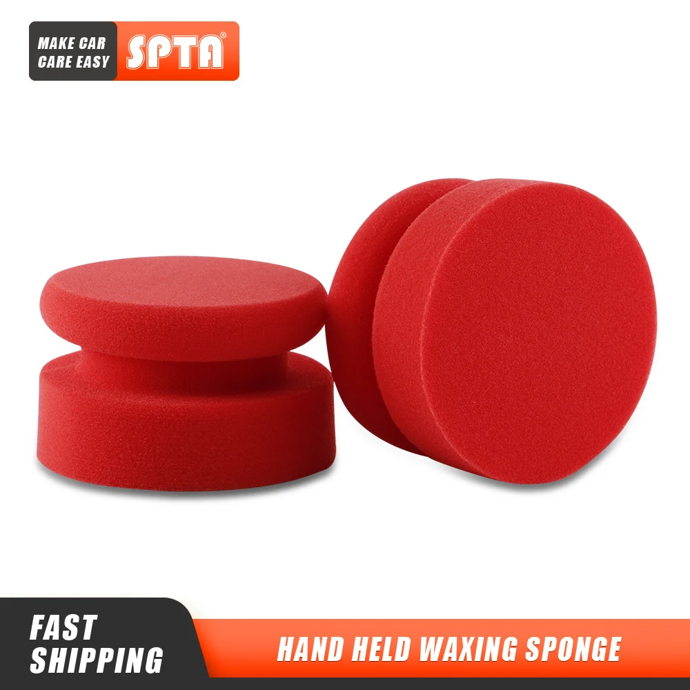 

(Bulk Sale) 2-20pcs SPTA Hand Waxing Applicator Rubbing Compound Pad Kit Auto Paint Care Polishing Sponge
