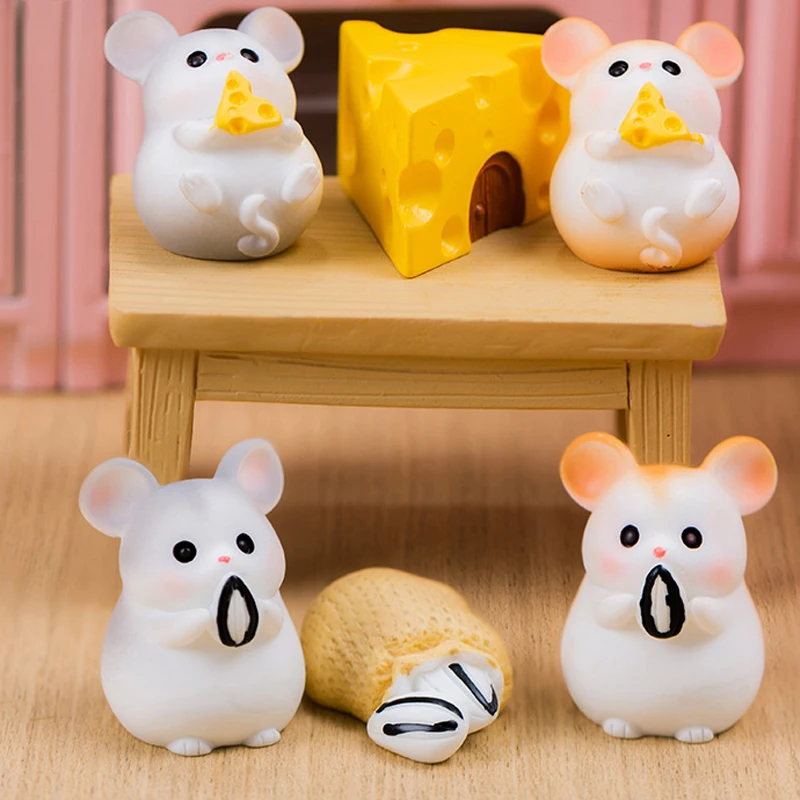 Милый жадный хомяк декоративные аксессуары украшения из экологичной смолы для