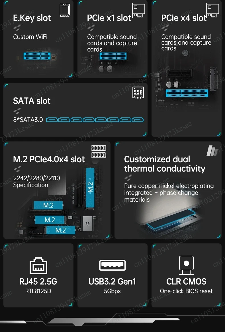 Материнская плата Topton MATX NAS i9-14900HX |   4xNVMe 8xSATA USB4 |   Готово к использованию OpenClaw (art.: 3920dc85ca4d4) - 3920dc85ca4d4