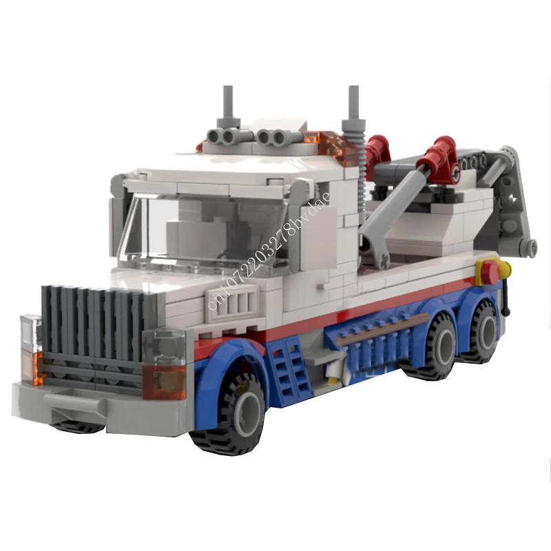 

409PCS MOC City Transportation Services Super Trailer Truck 2019 Model Building Blocks Bricks DIY Creative Assembly Toys Gifts