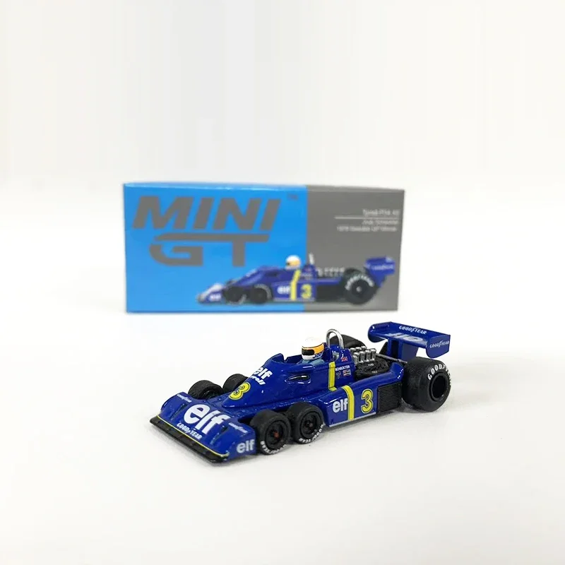 Модель автомобиля MINIGT 1:64 Tyrrell P34 # 3 Jody Scheckter 1976 шведский победитель GP &amp Патрик