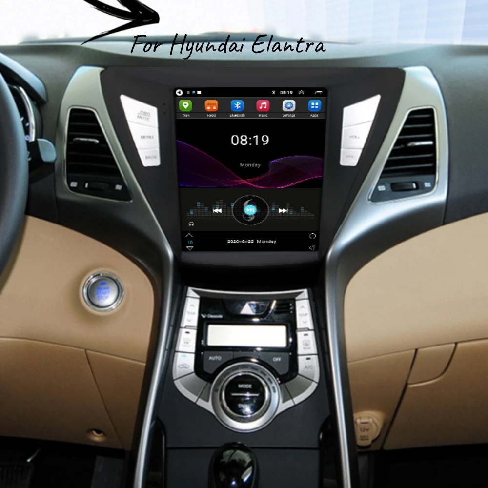 

2 Din For Hyundai Elantra 2011 - 2016 Android Car Radio Multimedia Video Player GPS DSP Head Unit Carplay AM Bluetooth Wifi 4G