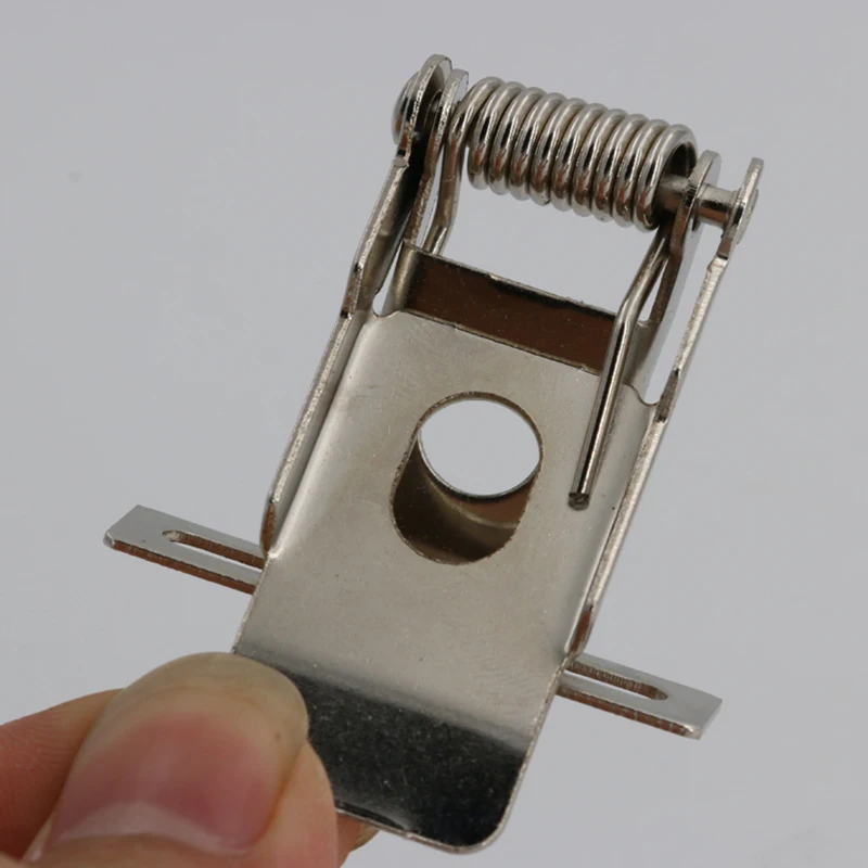 Satin-nickel spring clip for led line dight dowlight spotlight embedded fixed circlip length 50mm hardware lighting accessories |