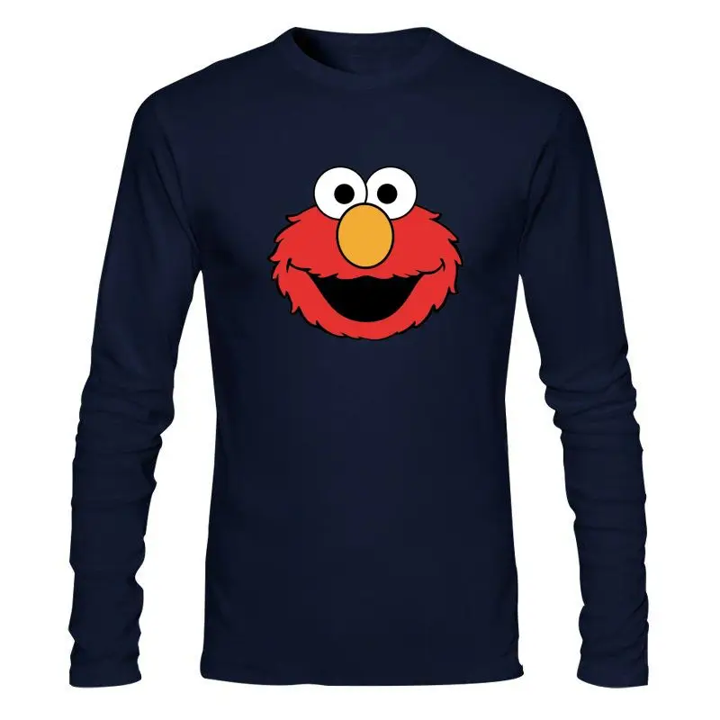 

2022 мужская одежда Sesam Street Elmo забавная Мужская футболка с лицом-Шуточный Подарок