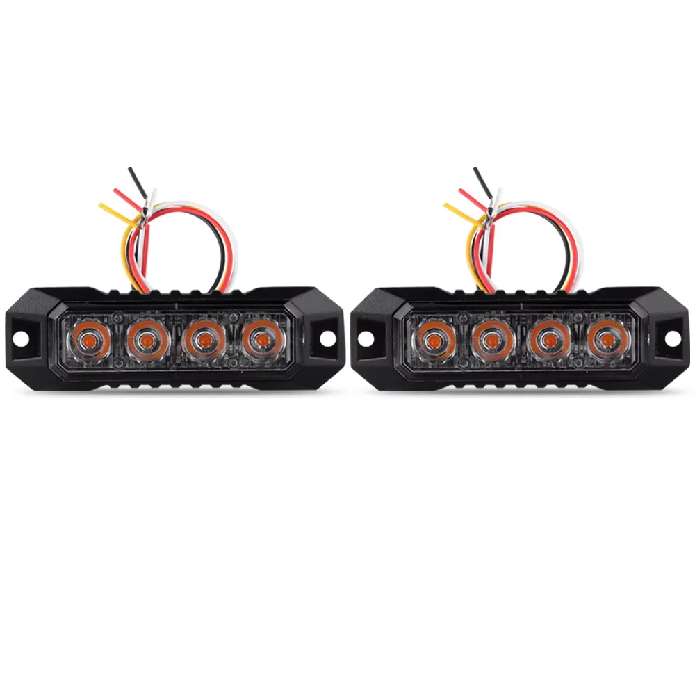 Высокоинтенсивный стробоскоп с 4 светодиодами 2 шт. фотовспышка комплект-17