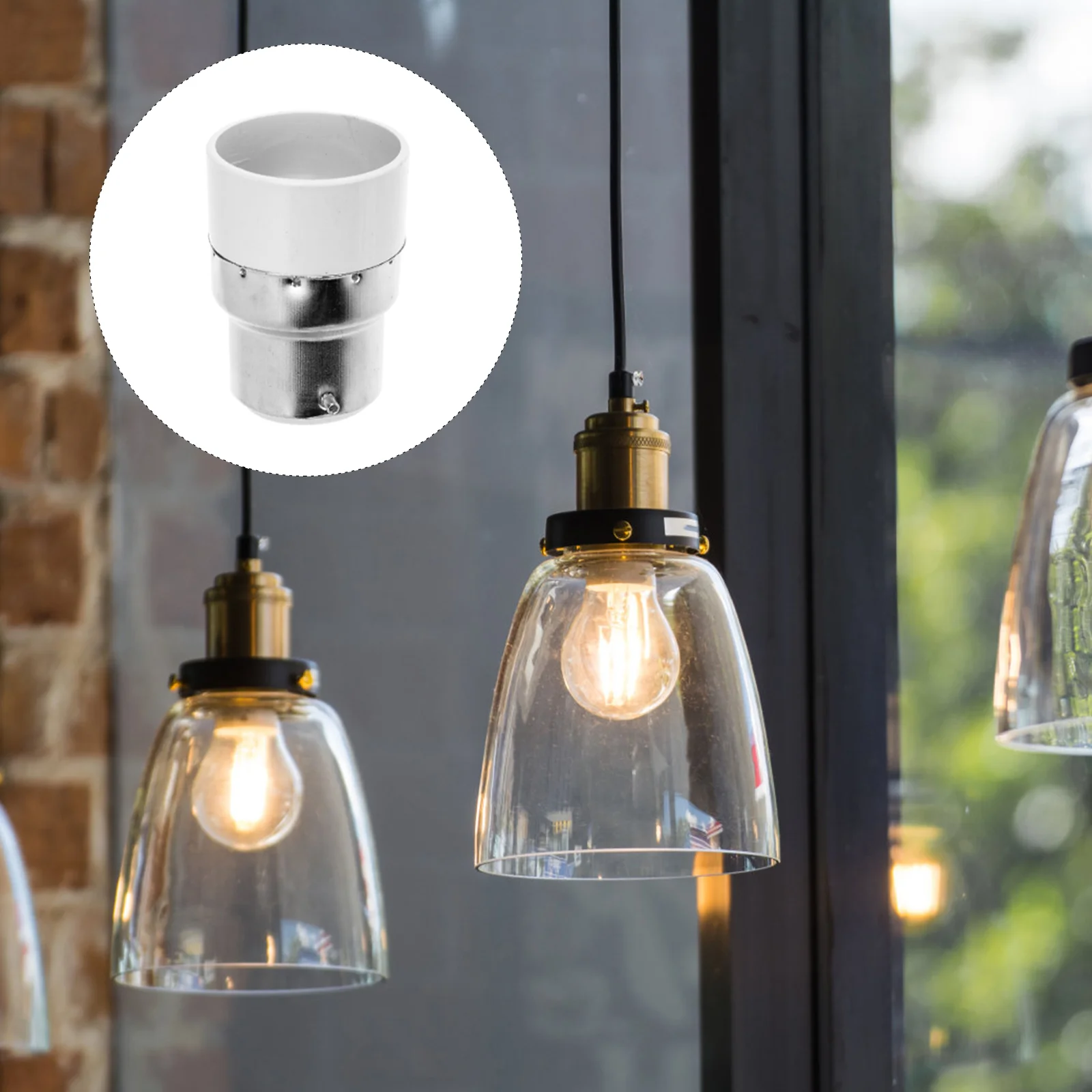 

Adapter Bulb Light Plug Socket Outlet Holder Lampconverterretro Pendant Box Mount