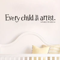wall decals artist vinyl self adhesive removable wall stickers for childrens room english carved stickers