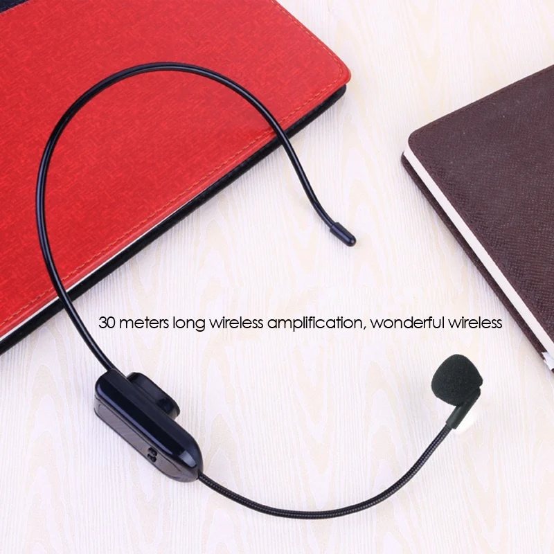 Wireless Microphone Headset For Voice Amplifier Megaphone Radio Mic Loudspeaker Stage Speakers Conferenceetc