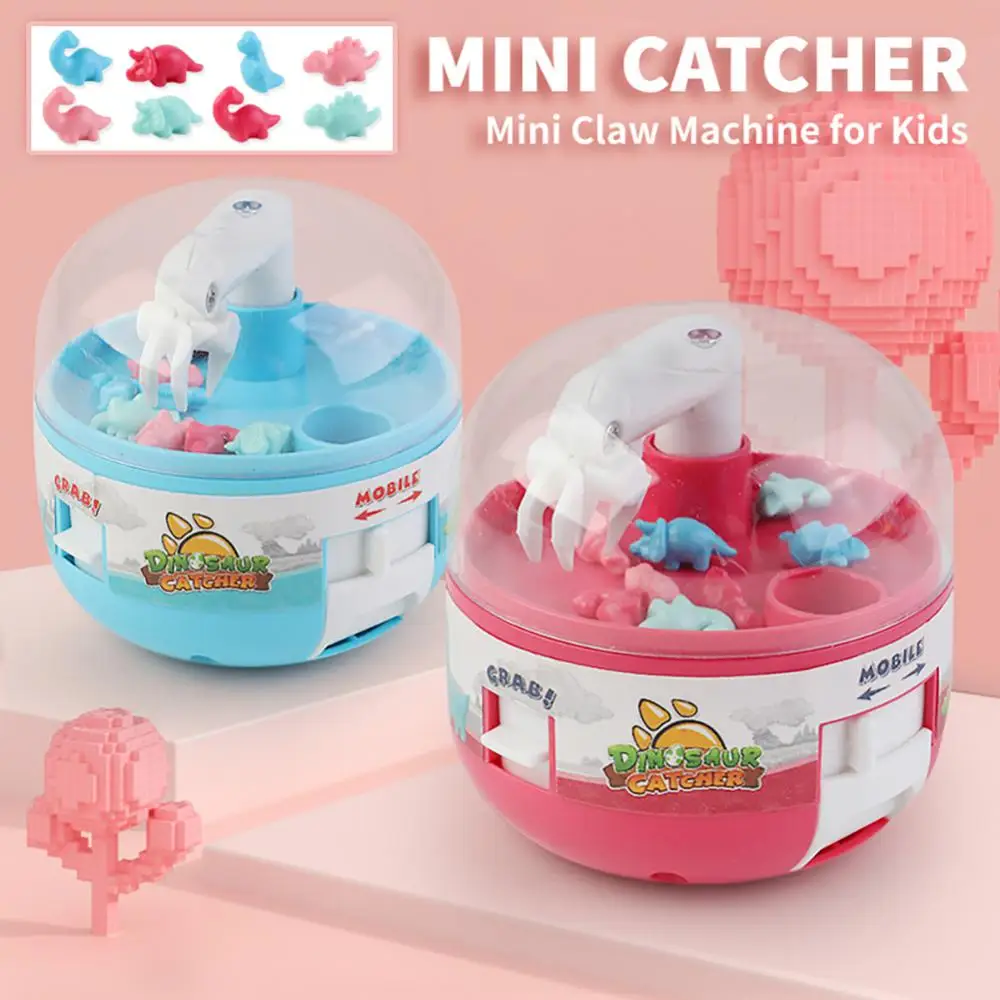 

Mini Dinosaur Catcher Simple Operation Increase Creativity Mini Claw Machine Exercise Hand-eye Coordination High Quality