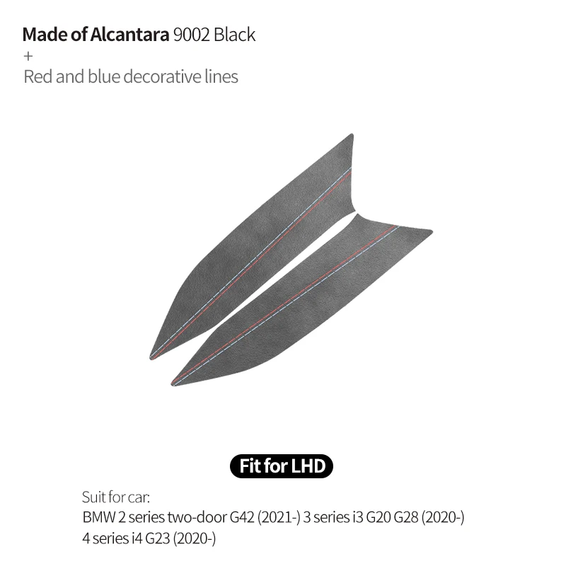 

Для BMW G20 G23 G28 G42 i3 i4 3 4 серии из алькантары, центральная консоль, панель переключения передач, боковые накладки, аксессуары для салона автомобиля