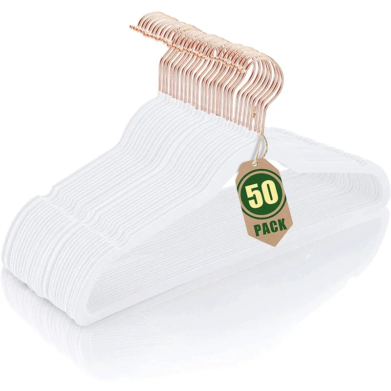 30 шт./партия пластиковые Нескользящие вешалки для одежды 45 см