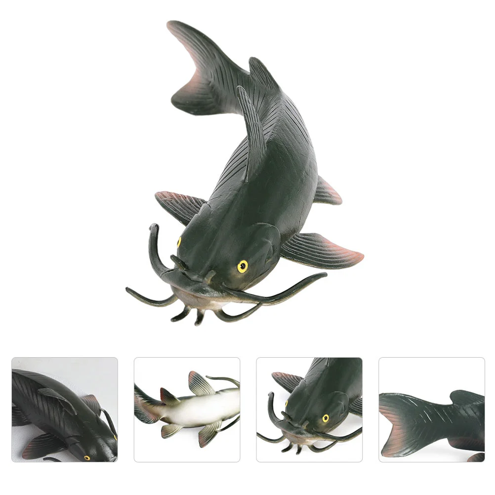 

Catfish Toy Fake Model Sea Ornament Plaything Figure Animalsdecor Figurines Ocean Aquarium Imitated Kids Figurine Children