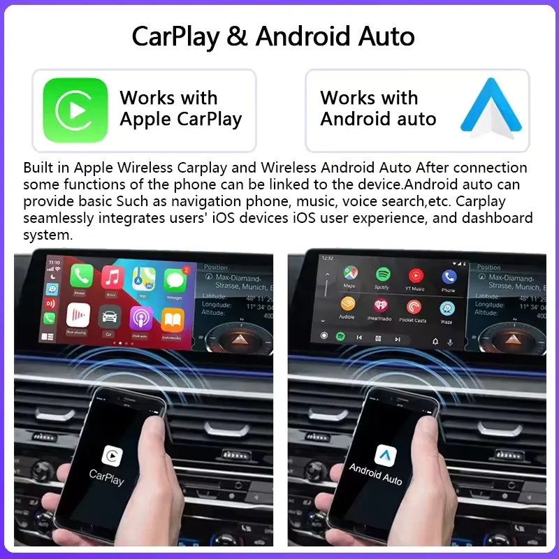 Фото X 9' Android 14 экран Carplay головное устройство для Bentley Continental GT Flying Spur 2005-2019 автомобильный радиоприемник GPS мультимедийный стереоплеер №4